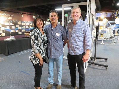 L to R: Karen, Vic (incoming board president) and Dave (outgoing board vice president)